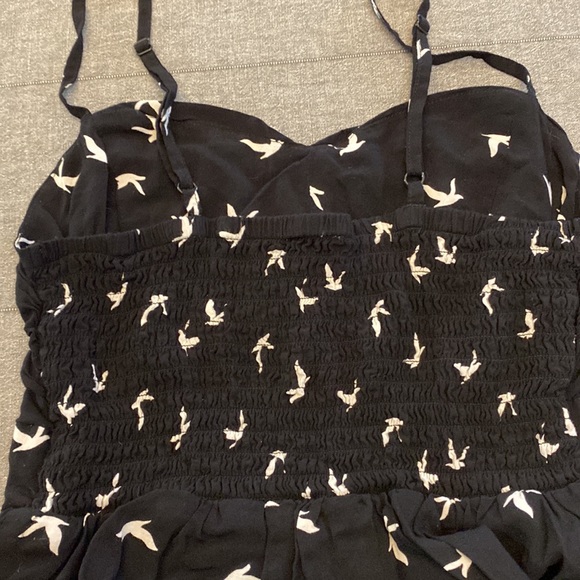 Ruffle bird print dress - Picture 4 of 4